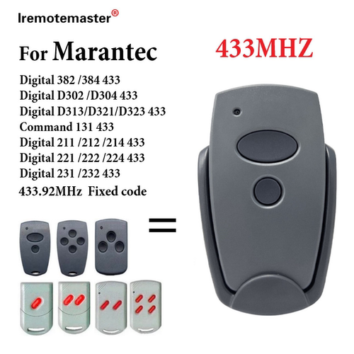 车库门遥控器兼容MarantecD302