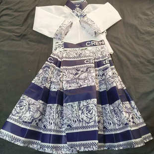 霸王茶姬塑料袋表演服气泡袋演出服环保走秀服装手工diy舞台走秀