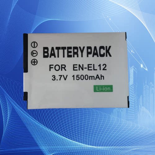 尼佳EN-EL12尼康A900/AW100S/AW110S/AW120S/AW130S/S31相机电池