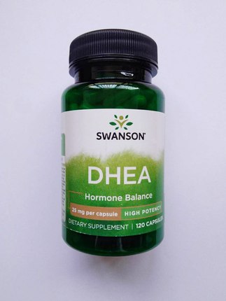 美国原装SWANSON DHEA（脱氢表雄酮）青春素胶囊 25MG*120粒
