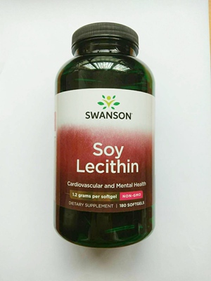 美国非转卵磷脂1200mg*180粒