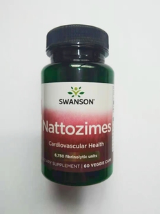 750FU 美国直邮 SWANSON三倍纳豆激酶6 美国原装 26年5月 血脂健康