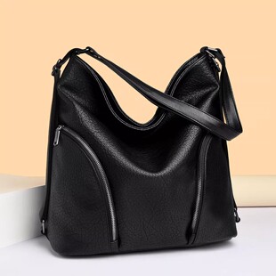 双肩包女包2025新款复古真皮牛皮多功能大容量旅行百搭单肩斜挎包