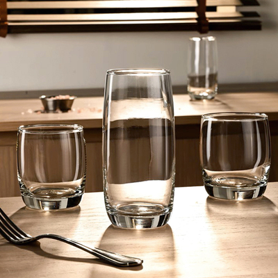 泰国ocean玻璃水杯果汁杯牛奶杯