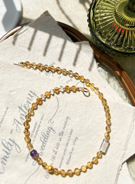 原创《晶恋》天然水晶小众唯美项链