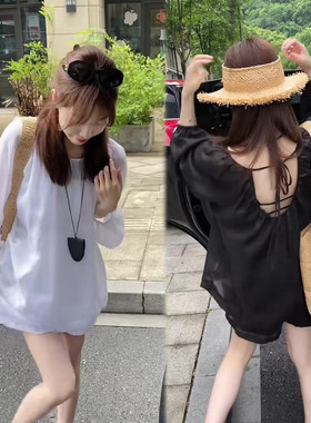 慵懒风防晒套装女上衣+短裤