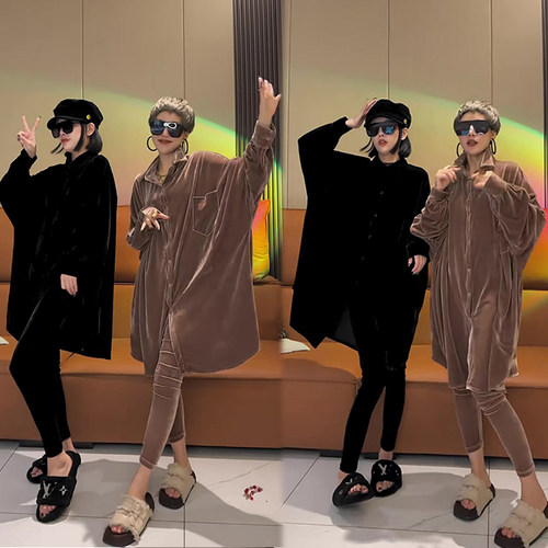 时尚潮流衬衫休闲裤两件套