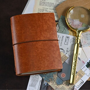 真皮复古tn手账本pueblo植鞣皮高档记事日记本Traveler'sNotebook