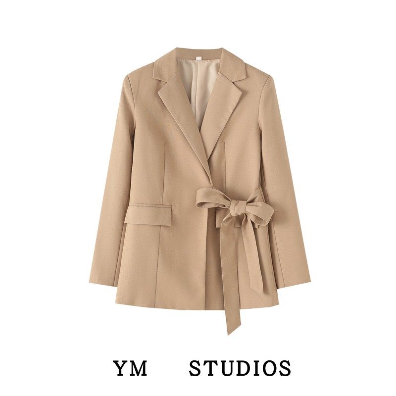 棉麻24年春秋季新款包邮职业外套