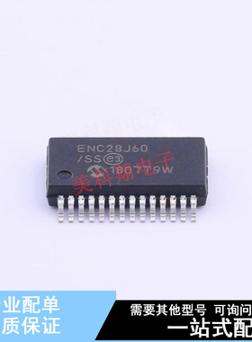 以太网芯片 ENC28J60/SS SSOP-28-208mil 全新原装正品