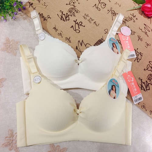 都市丽人新款LBC2C8女士学生内衣小胸贴合AB杯薄棉光面三排扣文胸