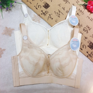 都市丽人新款LJC2C2女士内衣无钢圈抹胸BC纸片杯大胸显小四排扣