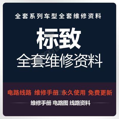标致维修手册电路图206 207 301 306 307 308 S 408 40083008资料