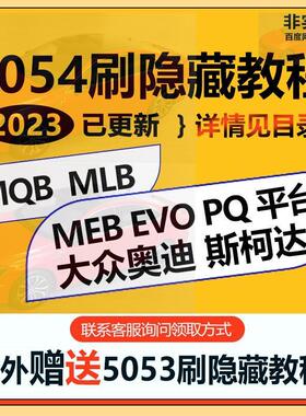 大众奥迪5053 5054刷隐藏 改装教程ODIS工程师改装升级MQB平台MLB