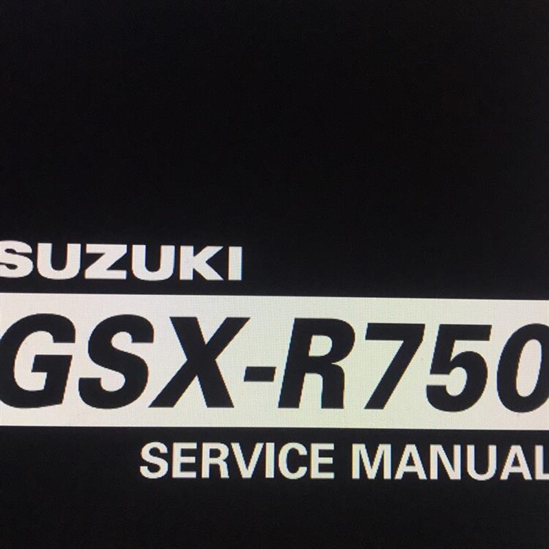 2000-2015 GSX-R750 铃木中R 维修手册 全车图纸说明书 扭矩表