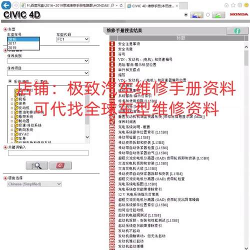 2016-2022年本田十代思域原厂维修手册电路图资料发动机正时线路