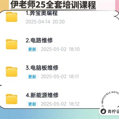 伊老师汽车电路维修新能源汽车维修电路板维修奔宝奥专检培训