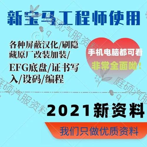 宝马工程师。E F G编程设码TOOL32使用 EVO主机刷carplay教程