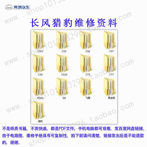 猎豹C5EV CS5 CS6 CS7 CS9 CS10 CT5 CT7 Q6黑金刚维修手册电路图