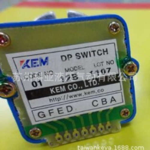 原装KEM波段开关DP SWITCH 01 12B COE NO MODEL LOT NO GFED CBA