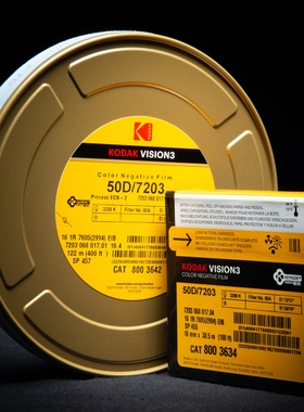 柯达Kodak 16mm 16毫米 彩色胶片 电影胶卷 50D 7203 日光 100ft