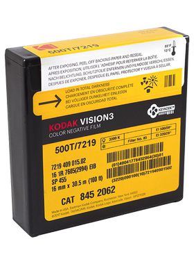 柯达Kodak 16mm 16毫米 彩色胶片 电影胶卷 500T 高感片 100ft