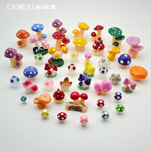 仿真蘑菇盆栽/桌面树脂装饰造景