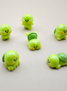 卡通可爱胖胖乌龟树脂桌面摆件