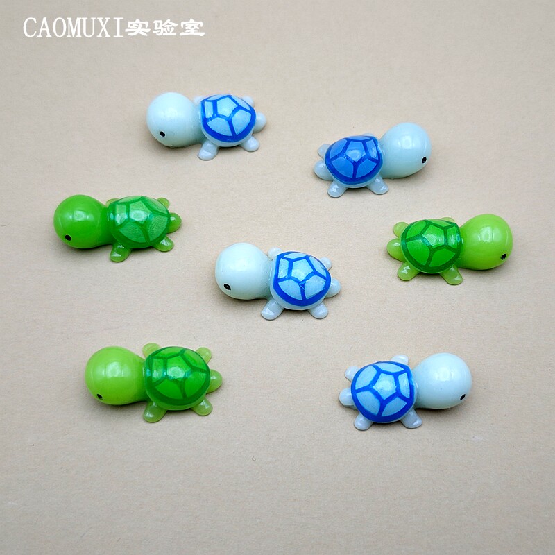 微缩景观摆件鱼缸趣味造景迷你小号海龟乌龟仿真动物公仔树脂玩偶图片