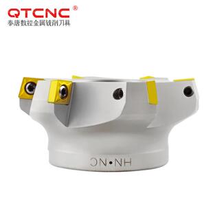 75度平面铣刀盘RCC12-80/100/125硬质合金涂层CCMT1204数控刀片