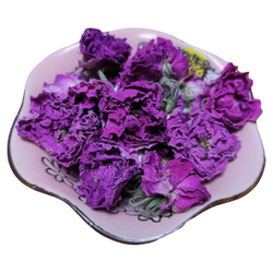 新疆冰珀玫瑰花茶100g和田大马士革平阴凡多姆墨红冻干花冠干有机