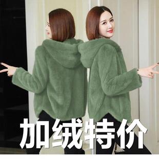 珊瑚绒外套女秋冬季小个子加绒加厚上衣外穿抓绒衣保暖家居服卫衣
