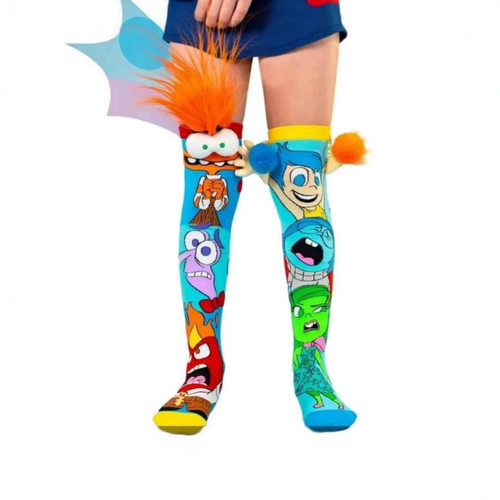跨境卡通小腿袜Free size 3D Cartoon socks kids over kne