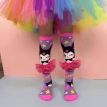 跨境卡通小腿袜Free size 3D Cartoon socks kids over kne