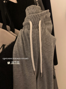 小矮个子150cm百搭显瘦高腰垂感宽松直筒阔腿休闲长裤女xs显高秋