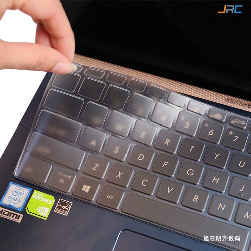 14英寸笔记本华硕ZenBook 14 UX431透明键盘防尘套屏幕保护贴膜