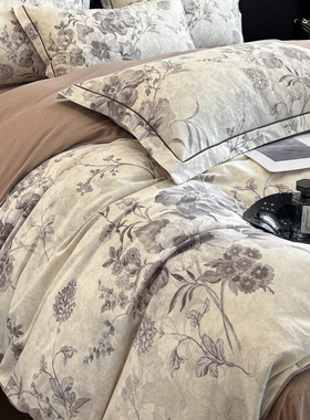 A类248x248加厚纯棉磨毛四件套2.48全棉被罩230x229定制2.29x2.3