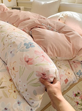 Aa类60支纯棉被套248x248单件229x230全棉被罩200x230加大220x240