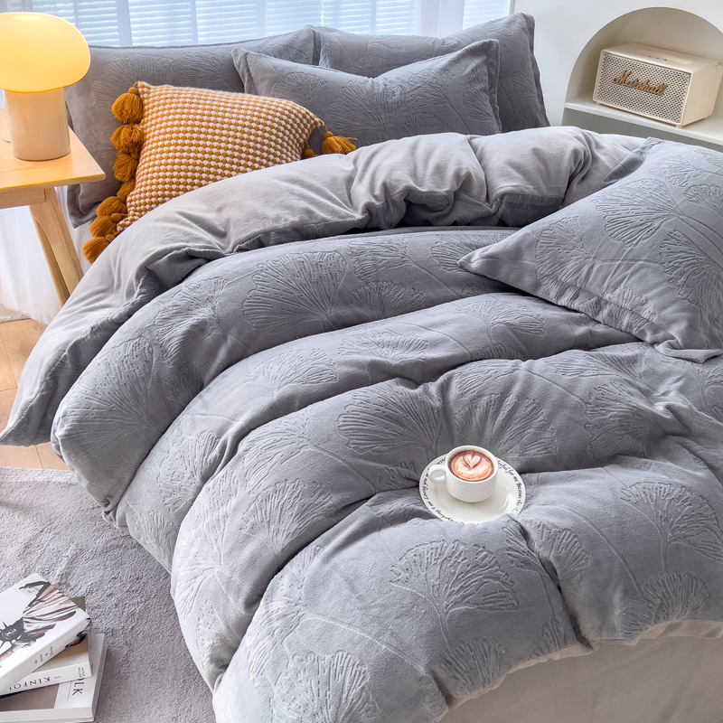 双面加厚牛奶绒四件套可定做尺寸