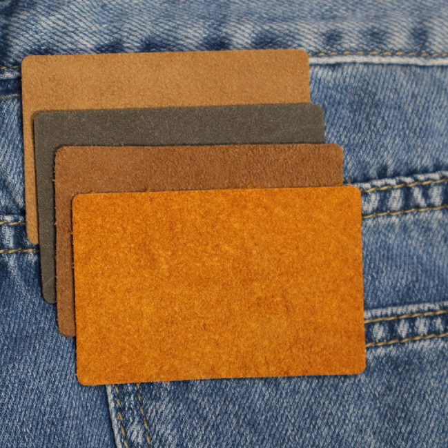 真皮皮标logo定制头层牛皮手工标DIY标签吊牌制作服装皮标现货