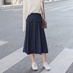 高腰显瘦a字雪纺半身裙