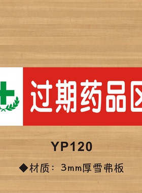 过期药品区药店分类牌药品分类标签药房药柜标识牌标签贴YP120