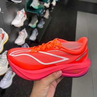 李宁飞电5C全掌碳板跑步鞋女鞋秋冬时尚马拉松透气竞速鞋ARMV002