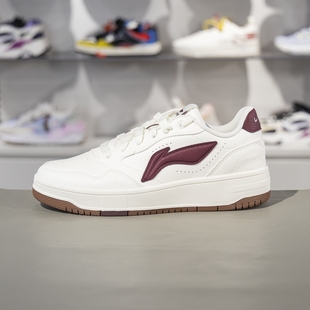 新款 2024春季 天迹SOFT小白鞋 低帮经典 AGCU271 李宁板鞋 休闲鞋 男鞋