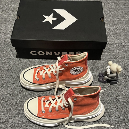 CONVERSE匡威厚底鞋夹心帆布鞋
