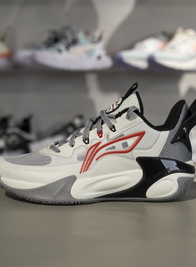 李宁儿童风影2.0篮球鞋2024新款男女大童缓震回弹运动鞋YKBU072