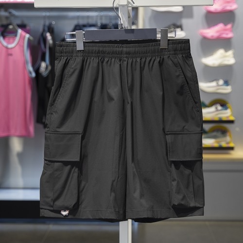 李宁男子短裤透气防泼水运动裤