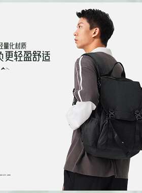 李宁双肩包男女2026冬季CROSS防泼水时尚潮流运动包书包ABSU341