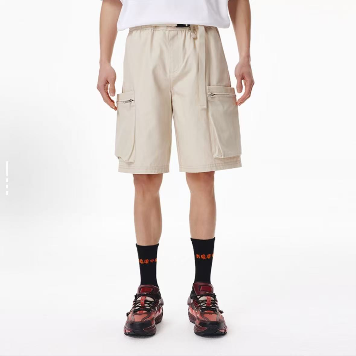 LNG x 李宁 联名款中国选手系列卡扣调节五分休闲短裤男款LKSS001,运动服/休闲服装,运动中长裤／短裤,淘宝优惠券,粉丝福利购,淘宝优惠卷