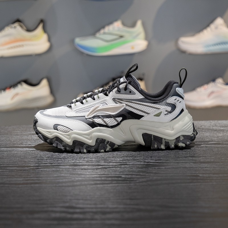 李宁悦途休闲鞋男子2026春季新款潮流复古增高运动老爹鞋AGLW007,运动鞋new,运动休闲鞋,淘宝优惠券,粉丝福利购,淘宝优惠卷